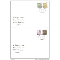 4 cartas de primer dia 2012 windsor