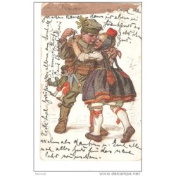 Tarjeta  postal de alemania circulada