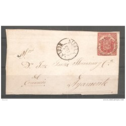 Frontal de carta  con matasello Huelva