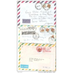 3 cartas diferentes de brasl