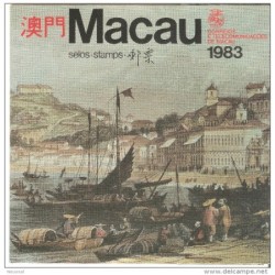 Año  completo 1983  Macau Solo Sellos