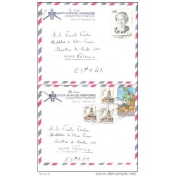 4 cartas diferentes de chile