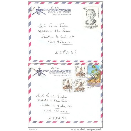 4 cartas diferentes de chile
