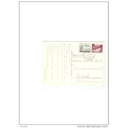 Tarjeta postal de Suiza 1954