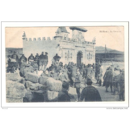 Tarjeta postal de Marruecos  Riffien  la estacien