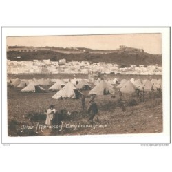 Tarjeta postal de Marruecos  campamento general