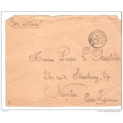 Frontal de carta de francia 1918