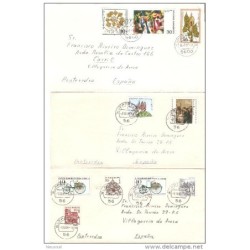 12 cartas de alemania diferentes de diferentes años