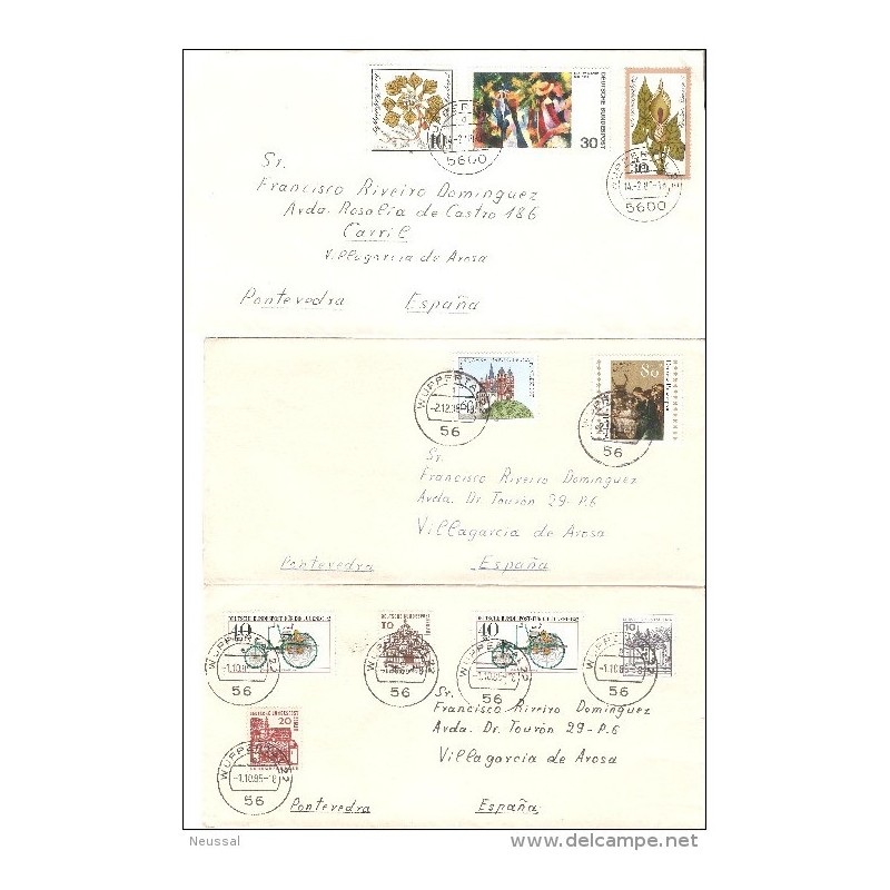 12 cartas de alemania diferentes de diferentes años 12 cartas de alemania diferentes de diferentes años