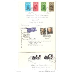 8 cartas de alemania diferentes de diferentes años